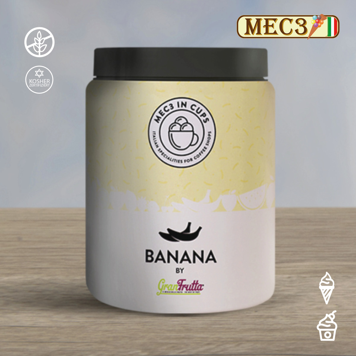 MEC3 Banana Topping von GRANFRUTTA