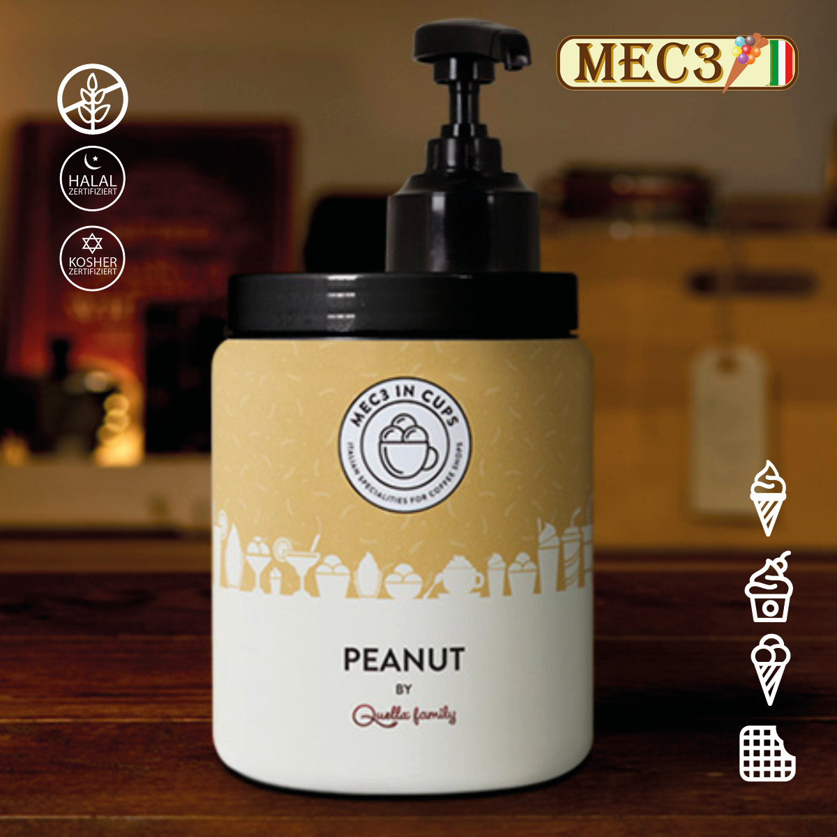 MEC3 Erdnuss von QUELLA® Familie