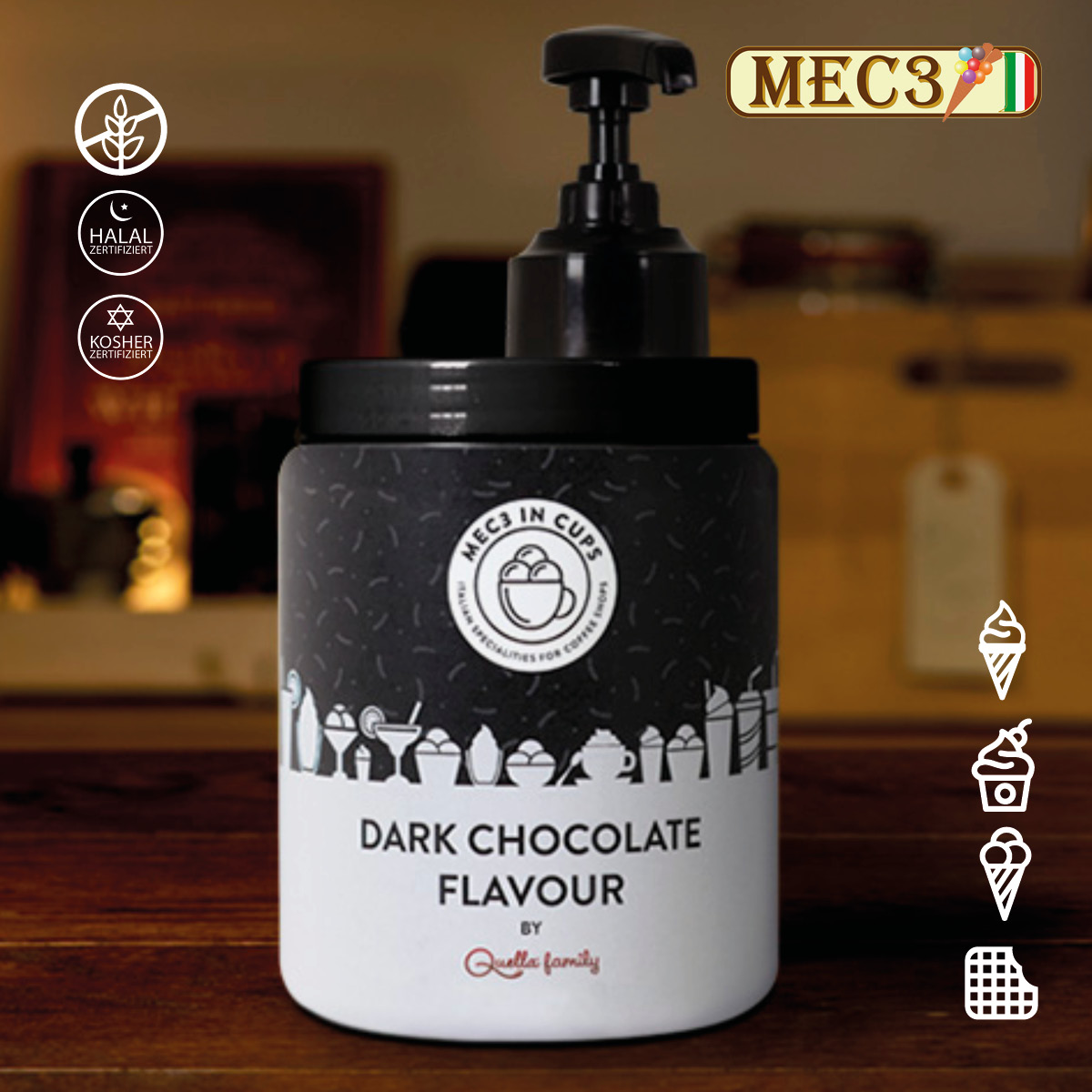 MEC3 Dunkle Schokolade Geschmack von QUELLA® Familie