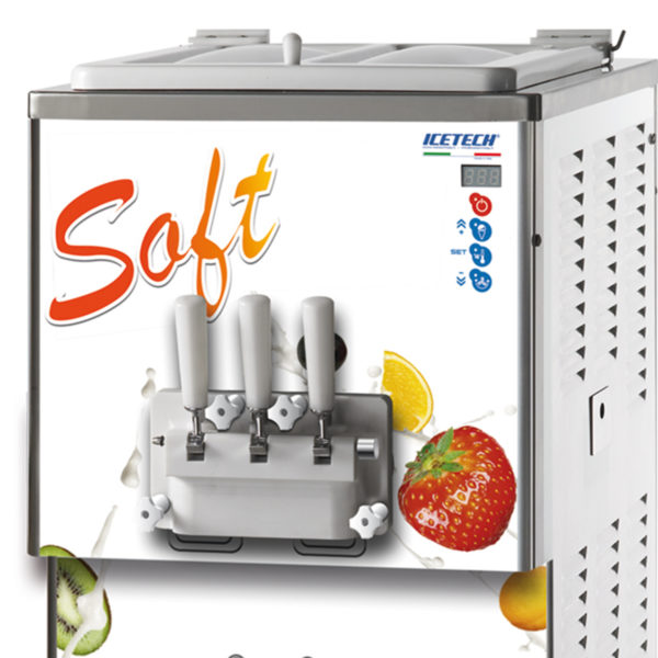 ICETECH Softeismaschine / Frozen Yogurt Maschine SMILE 3P