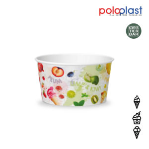 Papier Eisbecher Fruits 170cc